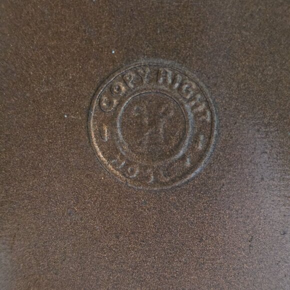 Oval Copper Color Decorative Planter 9" x 6" x 3" - Picture 3 of 5